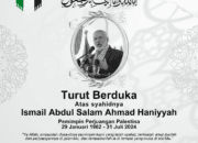 Mahmoud Tah: Syahidnya Ismail Haniyeh Bisa Menyebabkan Perang Massal di Timur Tengah