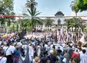 6000 Umat Islam Gelar Aksi Bela Palestina Di Bandung