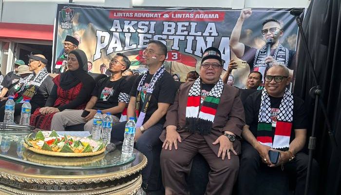 Forum Lintas Agama,Advokat dan Tokoh Masyarakat Kota Bandung Suarakan Kemerdekaan Palestina