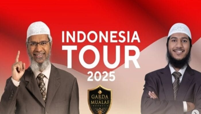 Tiba di Indonesia, Ini Jadwal Safari Dakwah Zakir Naik di 4 Kota Juli 2025