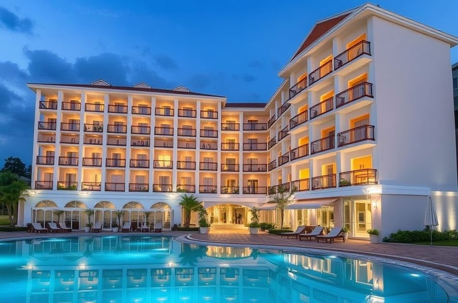 Ilustrasi hotel mewah