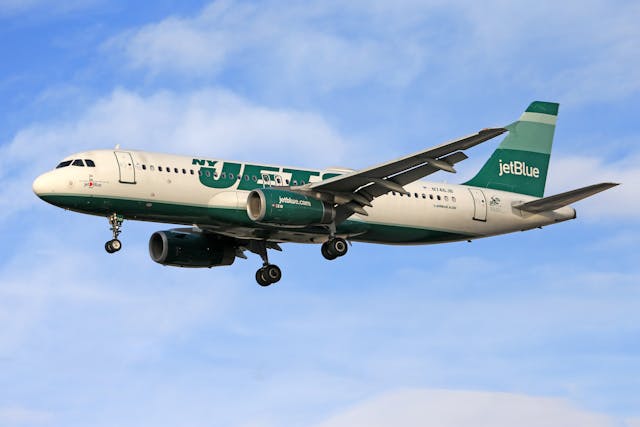 Ilustrasi pesawat JetBlue