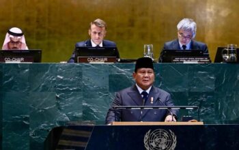 Prabowo Pidato di PBB