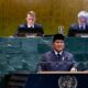 Prabowo Pidato di PBB