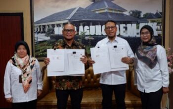 BRI Cabang Demak dan Kantor Pertanahan Kabupaten Demak Tandatangani Kerja Sama Penyaluran Gaji dan Layanan Perbankan