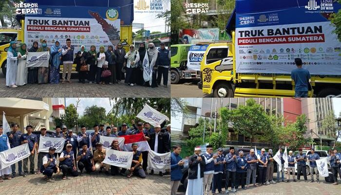 Dewan Dakwah Kirim 6 Armada Bantuan Kemanusiaan untuk Korban Banjir Sumatera