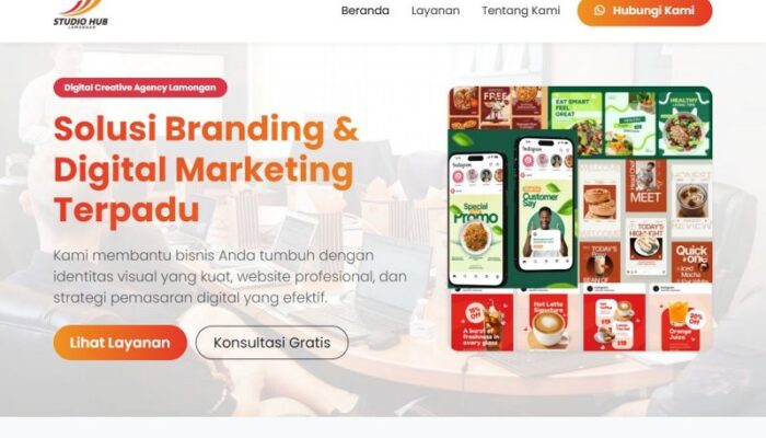 Perkuat Ekosistem Digital, SMK Muhammadiyah 1 Lamongan Resmikan “StudioHub” Melalui Program Teaching Factory Kolaborasi 2025