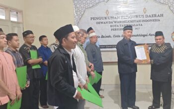 Estafet Dakwah Berlanjut, Pengurus Dewan Da’wah Kota Tasikmalaya Resmi Dikukuhkan di Bulan Ramadhan