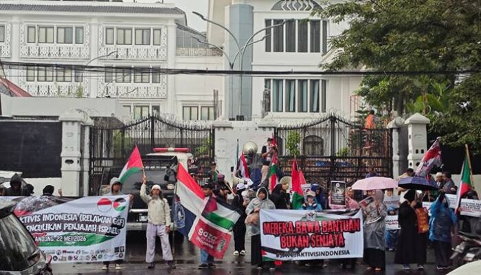 Massa ABABIL Desak  Indonesia Lindungi Jurnalis dan Aktivis Kemanusiaan yang Disekap Israel