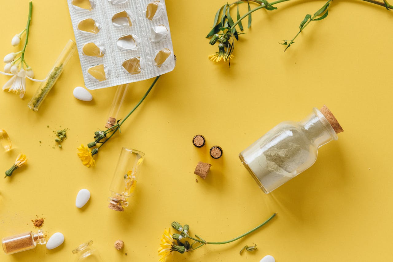 ilustrasi obat herbal