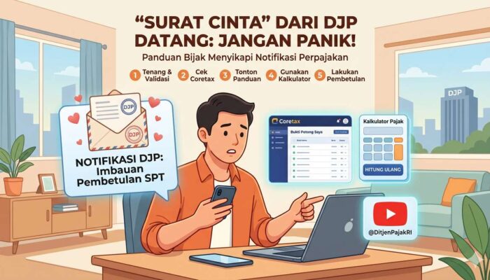 “Surat Cinta” dari DJP datang: Mengapa Anda Tak Perlu Panik dan Langkah Bijak Menyikapinya