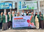 Mahasiswa Magister Kesehatan Masyarakat USU Gelar Edukasi Bahaya Rokok di SMPN 9 Tebing Tinggi