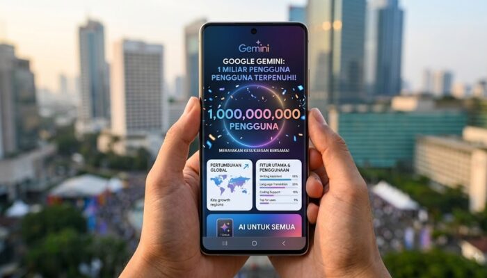 Aplikasi Google Gemini Tembus Satu Miliar Pengguna Aktif Bulanan