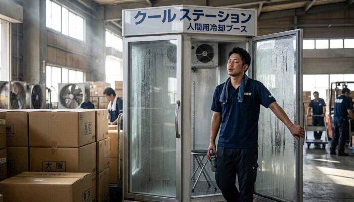 Kulkas Manusia Jadi Solusi Pekerja Jepang Hadapi Gelombang Panas