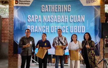 Apresiasi Nasabah dan Agen BRILink, BRI BO Ubud Gelar Gathering “Sapa Nasabah Cuan”