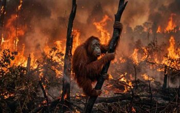 Orang Utan Bernama Sampurna Mati Akibat Paparan Asap Karhutla di Kalimantan Barat
